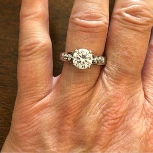 - Sterling silver CZ Ring